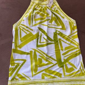 Limited brand halter top with high neck (NWT)